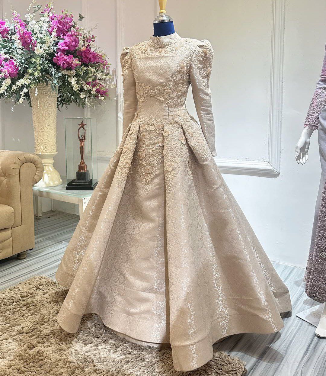 Ivory Lace Gown